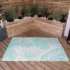 180cm X 120cm Outdoor Geometric Pattern Waterproof Rug Mat For Garden Patio In Mint Green -Flymo Shop 180cm x 120cm outdoor geometric pattern waterproof rug mat for garden patio in mint green5056589111557 01c MP