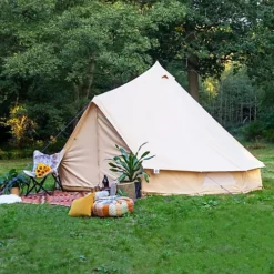 4m Bell Tent - Canvas 285 - Sandstone 8 4m Bell Tent - Canvas 285 - Sandstone -Flymo Shop 4m bell tent canvas 285 sandstone5055853701906 03c MP