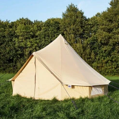 4m Bell Tent - Oxford 230 - Sandstone 7 4m Bell Tent - Oxford 230 - Sandstone -Flymo Shop 4m bell tent oxford 230 sandstone5056241991275 02c MP