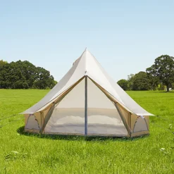 4m Bell Tent - Oxford Ultralite 100 - Sandstone -Flymo Shop 4m bell tent oxford ultralite 100 sandstone5055853733860 02c MP