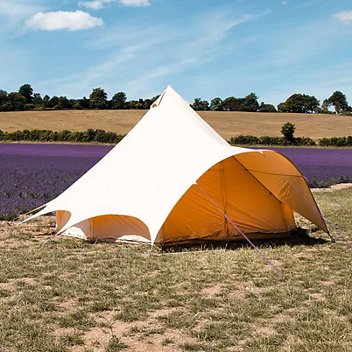 4m Star Bell Tent - Canvas 285 - Sandstone 4 4m Star Bell Tent - Canvas 285 - Sandstone - Image 2