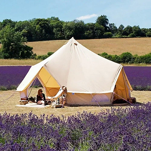 7m Bell Tent - Canvas 285 - Quad Door 4 7m Bell Tent - Canvas 285 - Quad Door - Image 2