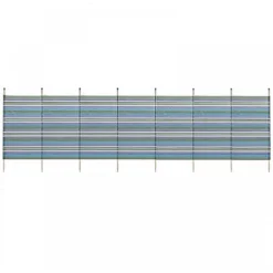 8 Pole Windbreak Wooden Windbreaker Beach Camping Caravan Holiday Sun Screen Shelter Tall Wind Break 5ft High X 9ft Long Green -Flymo Shop 8 pole windbreak wooden windbreaker beach camping caravan holiday sun screen shelter tall wind break 5ft high x 9ft long green5180398839330 03c MP