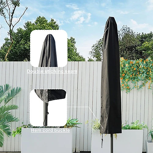 Abrihome Patio All-Weather Protect For 9-11 Ft Umbrellas 4 Abrihome Patio All-Weather Protect For 9-11 Ft Umbrellas - Image 2