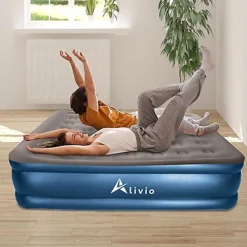 Alivio Single Inflatable Airbed Mattress With Built-in Electric Pump