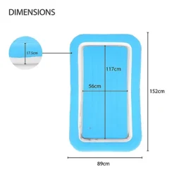 Avenli 85410 Blue Coloured Single Sized Kids Airbed -Flymo Shop avenli 85410 blue coloured single sized kids airbed5025301854102 03c MP