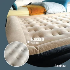 Avenli 88030 High Raised Queen Sized Flocked Airbed With Built-In Pump -Flymo Shop avenli 88030 high raised queen sized flocked airbed with built in pump5025301880309 03c MP