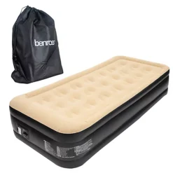 Avenli 88080 High Raised Twin Sized Flocked Airbed With Built-In Pump