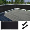 Black Garden Privacy Screen Net Fence Balcony Sun Shade Windbreak UV Panel Cover 0.75 X 3m -Flymo Shop black garden privacy screen net fence balcony sun shade windbreak uv panel cover 0 75 x 3m5057102013181 01c MP