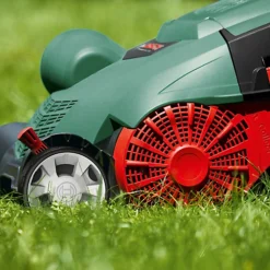 Bosch Power For All UniversalVerticut 1100 320mm Corded Raker & Scarifier -Flymo Shop bosch power for all universalverticut 1100 320mm corded raker scarifier4059952574417 05c bq