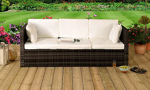Comfy Living Rattan Storage Sun Lounger In Black With Cover 3 Comfy Living Rattan Storage Sun Lounger In Black With Cover