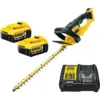 Dewalt DCM563P2 18v Cordless Hedge Trimmer Cutter + 2 X 5.0ah Battery + Charger