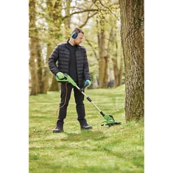 Draper Grass Trimmer With Double Line Feed, 300mm, 500W 45927 -Flymo Shop draper grass trimmer with double line feed 300mm 500w 459275010559459278 05c MP