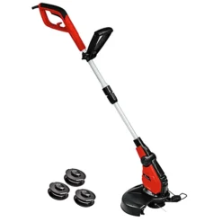 Einhell Electric Grass Trimmer & Line Strimmer 30cm - Powerful 450W - Includes 3x Spare Line Spools - Metal Built - GC-ET 4530 Set