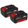 Einhell Power X-Change 18V Battery Twin Pack - 2x 4.0Ah Batteries - Compatible With All Power X-Change Products - 36V TwinPower -Flymo Shop einhell power x change 18v battery twin pack 2x 4 0ah batteries compatible with all power x change products 36v twinpower4006825638578 01c MP