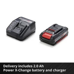 Einhell Power X-Change Cordless Hedge Trimmer - 18 Inch (46cm) - With Battery And Charger - Cutter Guard - GE-CH 1846 Li Kit -Flymo Shop einhell power x change cordless hedge trimmer 18 inch 46cm with battery and charger cutter guard ge ch 1846 li kit4006825615432 03c MP