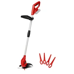 Einhell Power X-Change Cordless Strimmer - 24cm Grass Trimmer - Includes 20x Spare Blades - Body Only - GC-CT 18/24 Li Solo