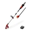 Einhell Power X-Change High Reach Hedge Trimmer - With Battery And Charger - Includes Pole Saw Attachment - GE-HC 18 Li T Kit 1 Einhell Power X-Change High Reach Hedge Trimmer - With Battery And Charger - Includes Pole Saw Attachment - GE-HC 18 Li T Kit -Flymo Shop einhell power x change high reach hedge trimmer with battery and charger includes pole saw attachment ge hc 18 li t kit4006825601329 01c MP