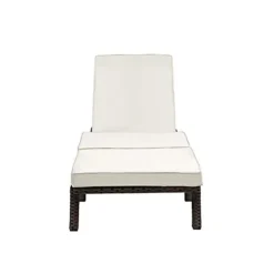 EVRE Brown Rattan Garden Padded Sun Lounger Sun Bed Day Bed Sun Lounger -Flymo Shop evre brown rattan garden padded sun lounger sun bed day bed sun lounger5060381723092 03c MP