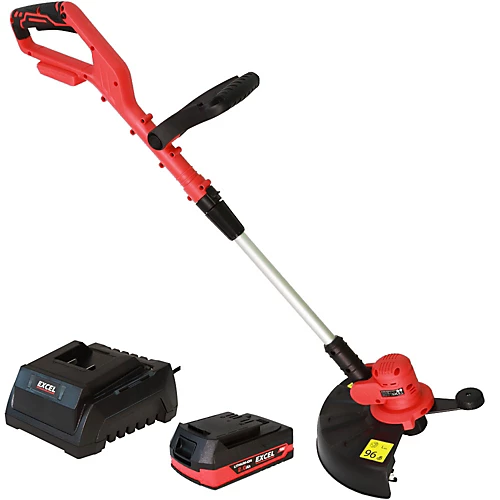 Excel 18V Grass Trimmer Cutter With 1 X 2.0Ah Battery & Fast Charger EXL5205 3 Excel 18V Grass Trimmer Cutter With 1 X 2.0Ah Battery & Fast Charger EXL5205