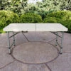 Foldable 4ft Heavy Duty Folding Camping Picnic Garden Portable Table -Flymo Shop foldable 4ft heavy duty folding camping picnic garden portable table5056562199657 01c MP
