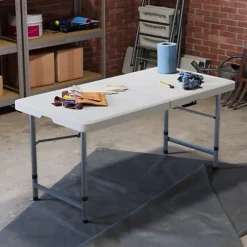 Foldable 4ft Heavy Duty Folding Camping Picnic Garden Portable Table 9 Foldable 4ft Heavy Duty Folding Camping Picnic Garden Portable Table -Flymo Shop foldable 4ft heavy duty folding camping picnic garden portable table5056562199657 04c MP