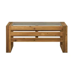 Furniturebox Havana Acacia Wood & Glass Top Outdoor Patio Coffee Table -Flymo Shop furniturebox havana acacia wood glass top outdoor patio coffee table5056542691812 03c MP