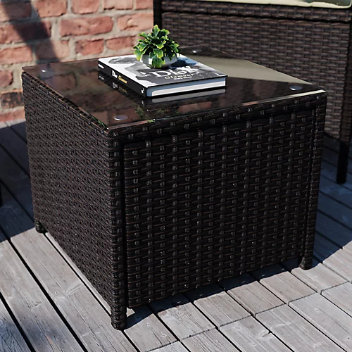 Garden Vida Bali Brown 2 Seater Balcony Garden Outdoor Rattan Furniture Set 5 Garden Vida Bali Brown 2 Seater Balcony Garden Outdoor Rattan Furniture Set - Image 3