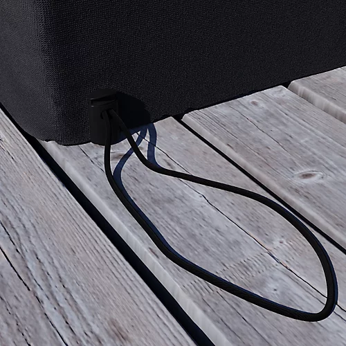 Garden Vida Black Outdoor Garden Furniture Cover Waterproof 123 X 120 X 76 Cm 5 Garden Vida Black Outdoor Garden Furniture Cover Waterproof 123 X 120 X 76 Cm - Image 3