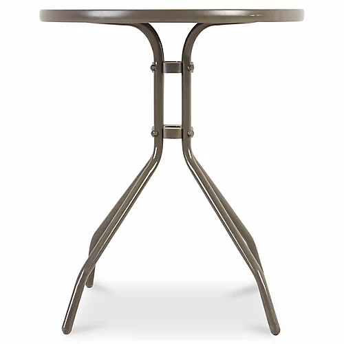 GoodHome Bari Grey Metal 2 Seater Table 5 GoodHome Bari Grey Metal 2 Seater Table - Image 3