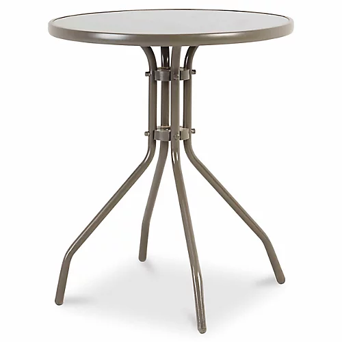 GoodHome Bari Grey Metal 2 Seater Table 3 GoodHome Bari Grey Metal 2 Seater Table