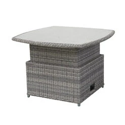 GoodHome Hamilton Steeple Grey Rattan Effect 8 Seater Garden Furniture Set -Flymo Shop goodhome hamilton steeple grey rattan effect 8 seater garden furniture set5059340604923 22c