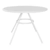 GoodHome Kilifi Bright White 4 Seater Dining Table -Flymo Shop goodhome kilifi bright white 4 seater dining table5059340676678 01c