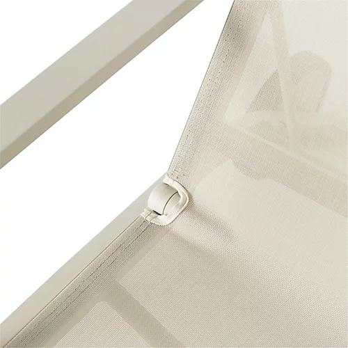 GoodHome Santorin Sand Metal Sun Lounger 5 GoodHome Santorin Sand Metal Sun Lounger - Image 3