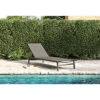 Havana - Modern Sun Lounger - Graphite
