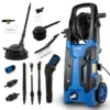Hyundai 2500W 2610psi 180bar Electric Pressure Washer With 8.5L/Min Flow Rate HYW2500E -Flymo Shop hyundai 2500w 2610psi 180bar electric pressure washer with 8 5l min flow rate hyw2500e5056275799953 01c MP