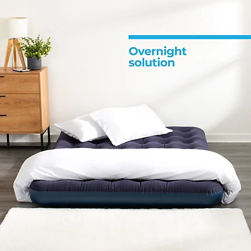 LIVIVO Inflatable High Raised Air Bed Mattress With Built In Electric Pump, Quick Inflation & Durable Camping Bed - Queen 6 LIVIVO Inflatable High Raised Air Bed Mattress With Built In Electric Pump, Quick Inflation & Durable Camping Bed - Queen - Image 4