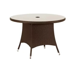 Nevada Brown 4 Seater KD Round Dining Set 9 Nevada Brown 4 Seater KD Round Dining Set -Flymo Shop nevada brown 4 seater kd round dining set5020125302532 04c MP