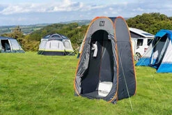 OLPRO Outdoor Leisure Products Grey Pop Up Toilet Tent -Flymo Shop olpro outdoor leisure products grey pop up toilet tent5060697913521 03c MP