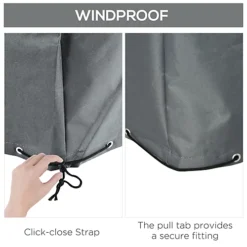 Outsunny 245x165cm Outdoor Garden Furniture Protective Cover Water UV Resistant -Flymo Shop outsunny 245x165cm outdoor garden furniture protective cover water uv resistant5056399125348 06c MP