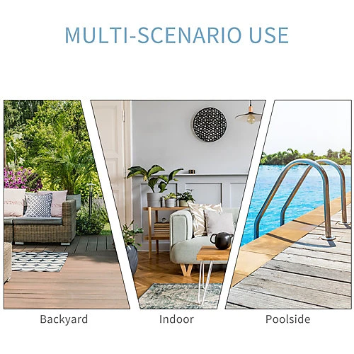 Outsunny 3 Pack Rattan Wicker Adjustable Lounge Chair With Cushions Set, Black 6 Outsunny 3 Pack Rattan Wicker Adjustable Lounge Chair With Cushions Set, Black - Image 4