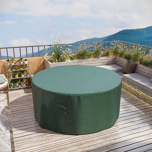 Outsunny Large Outdoor Set Round Cover Garden Furniture Waterproof Resist Fade 3 Outsunny Large Outdoor Set Round Cover Garden Furniture Waterproof Resist Fade