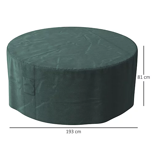 Outsunny Large Outdoor Set Round Cover Garden Furniture Waterproof Resist Fade 5 Outsunny Large Outdoor Set Round Cover Garden Furniture Waterproof Resist Fade - Image 3