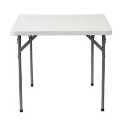 Oypla 2ft 10in 88cm Folding Heavy Duty Outdoor Trestle Party Garden Table -Flymo Shop oypla 2ft 10in 88cm folding heavy duty outdoor trestle party garden table5056233253336 04c MP