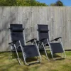 Pair Of Multi Position Garden Gravity Relaxer Chair / Sun Lounger - BLACK/SILVER 1 Pair Of Multi Position Garden Gravity Relaxer Chair / Sun Lounger - BLACK/SILVER -Flymo Shop pair of multi position garden gravity relaxer chair sun lounger black silver5060559852104 01c MP