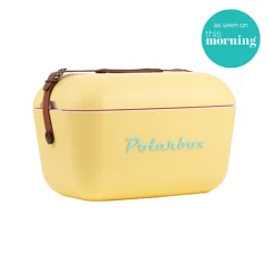 Polarbox Retro 20L Coolbox - Yellow Classic