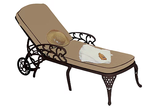 Reclining Aluminium Sun Lounger MCA260BRC With Cushion And Table 3 Reclining Aluminium Sun Lounger MCA260BRC With Cushion And Table