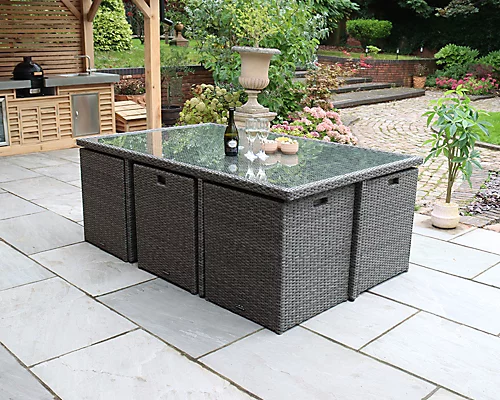 Royalcraft Paris 10 Seater Cube Dining Set 5 Royalcraft Paris 10 Seater Cube Dining Set - Image 3