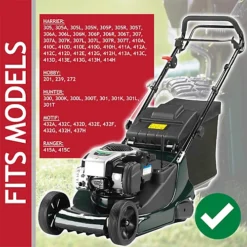 SPARES2GO 16" 40cm Hi Lift Blade Compatible With Hayter Harrier 305 306 307 410 412 413 Lawnmower -Flymo Shop spares2go 16 40cm hi lift blade compatible with hayter harrier 305 306 307 410 412 413 lawnmower5057817288218 02c MP