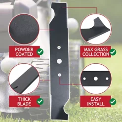 SPARES2GO 16" 40cm Hi Lift Blade Compatible With Hayter Harrier 305 306 307 410 412 413 Lawnmower -Flymo Shop spares2go 16 40cm hi lift blade compatible with hayter harrier 305 306 307 410 412 413 lawnmower5057817288218 04c MP